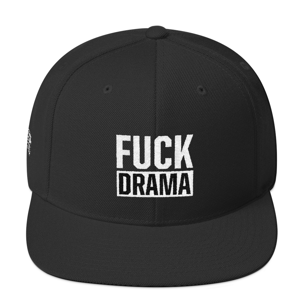 Fuck Drama-Wool Blend Snapback