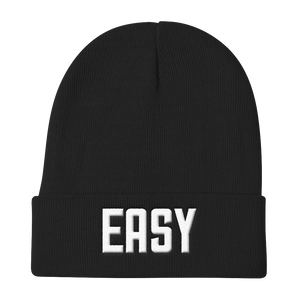 EASY-EMBROIDERED KNIT BEANIE