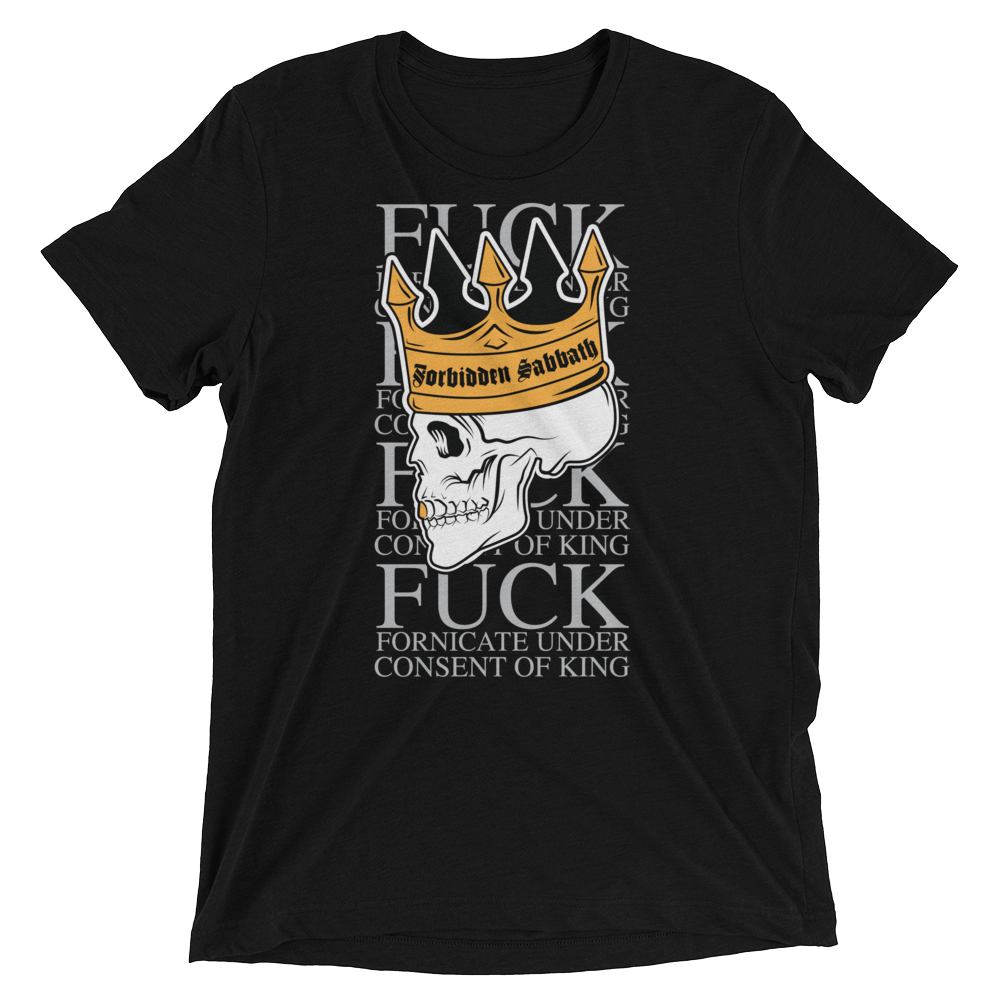 Fornicate Under Consent of King, Gold-Short sleeve t-shirt