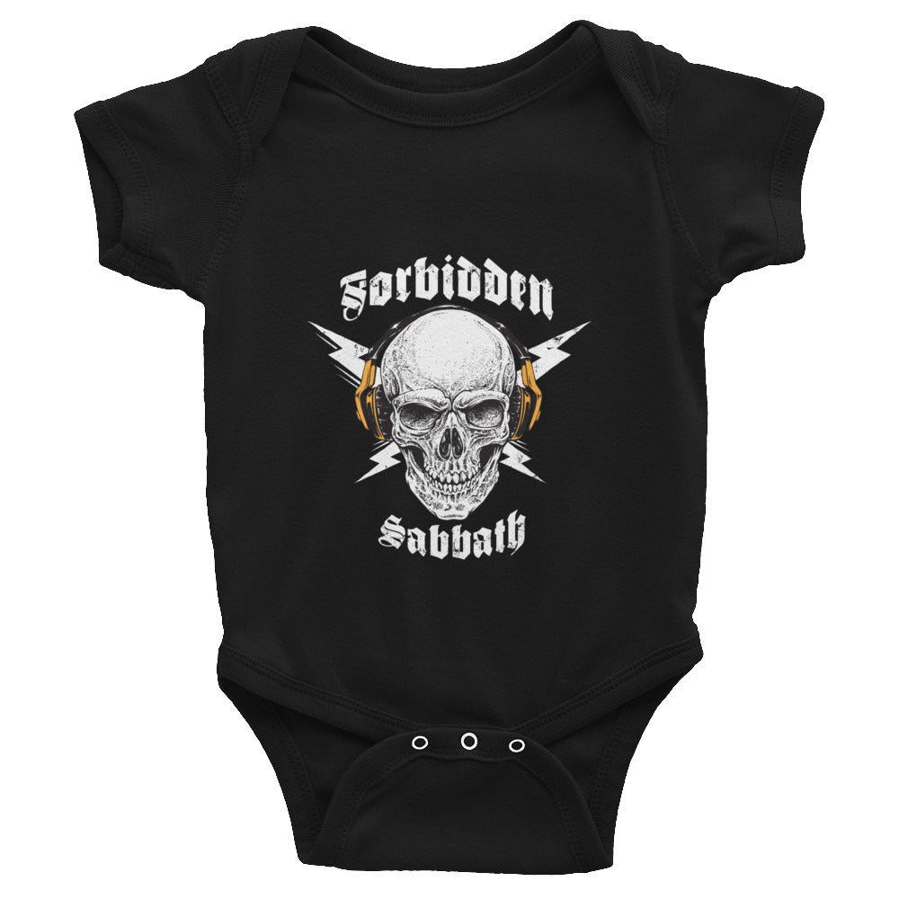 HI-FI Skull, Gold-Infant Bodysuit
