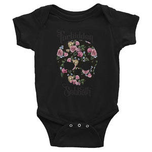 FLOWER SKULL, Infant Bodysuit