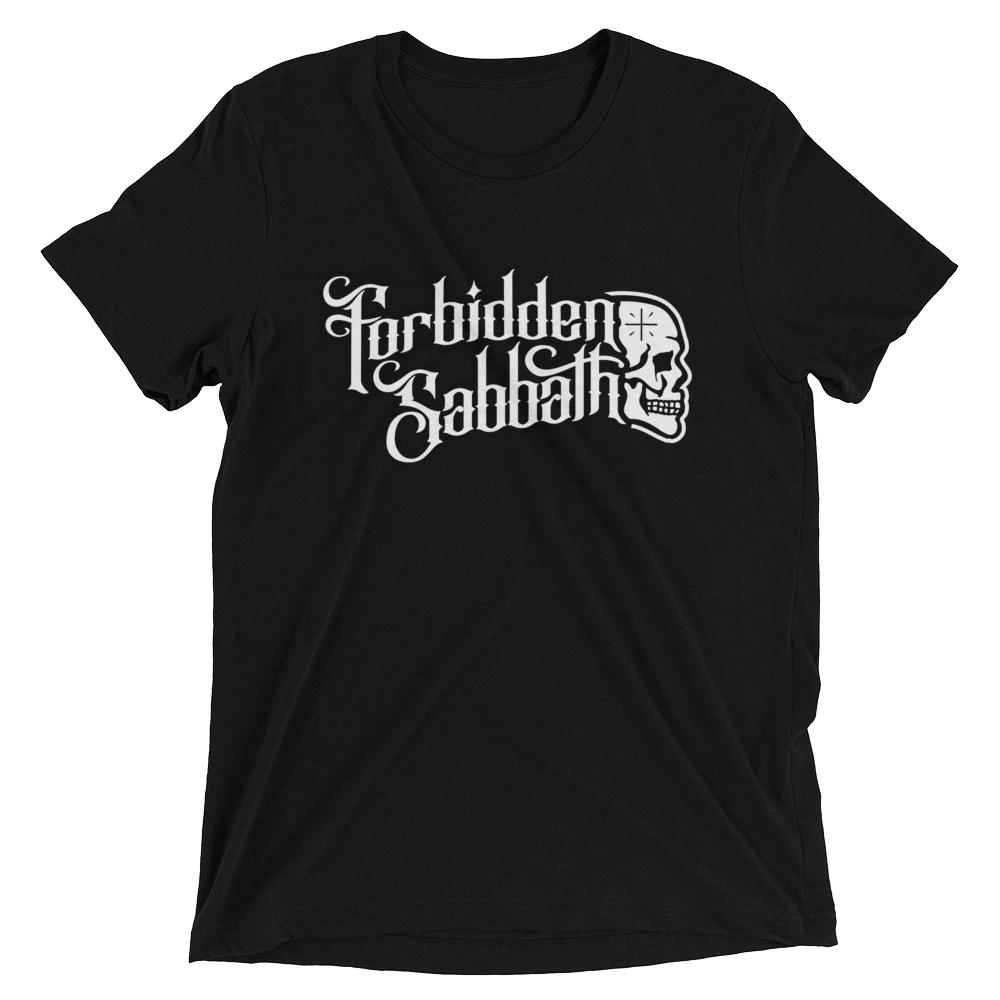 FORBIDDEN SABBATH LOGO-Short sleeve t-shirt