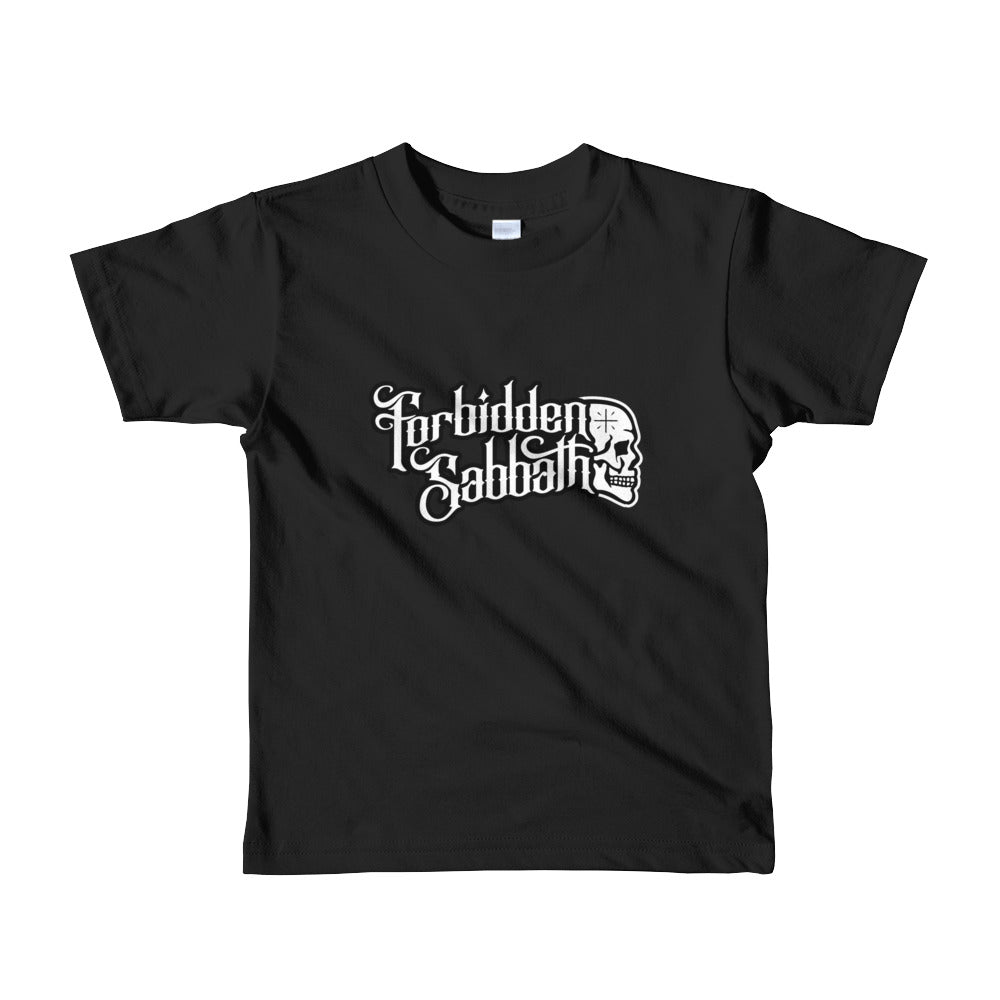 Forbidden Sabbath Logo-Short sleeve kids t-shirt