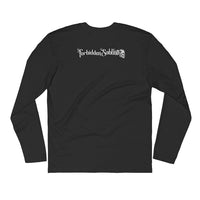 187 Black & White-Long Sleeve Fitted Crew