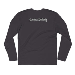Black Panther-Long Sleeve Fitted Crew